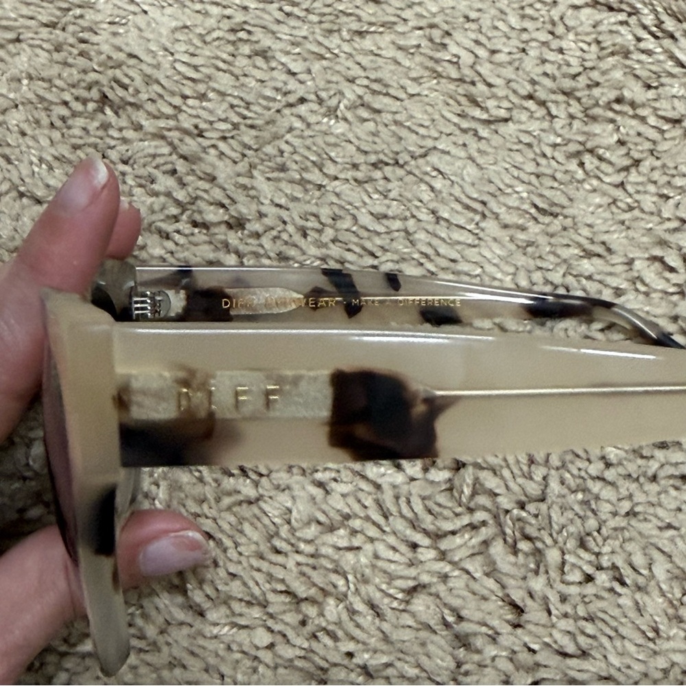 Diff Eyewear Tortoise Shell Sunglasses, Bella Ii - image 3